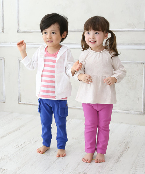 S&H（エスアンドエイチ）の「スリムフィット・ストレッチカーゴパンツ（その他パンツ・キッズ・チャコールグレー/ブラック/ダークグリーン/ネイビー/グレー/カーキ/ロイヤルブルー・90cm/130cm/140cm/150cm/160cm/80ｃｍ/95cm/100cm/120cm/110cm）」の10枚目の写真