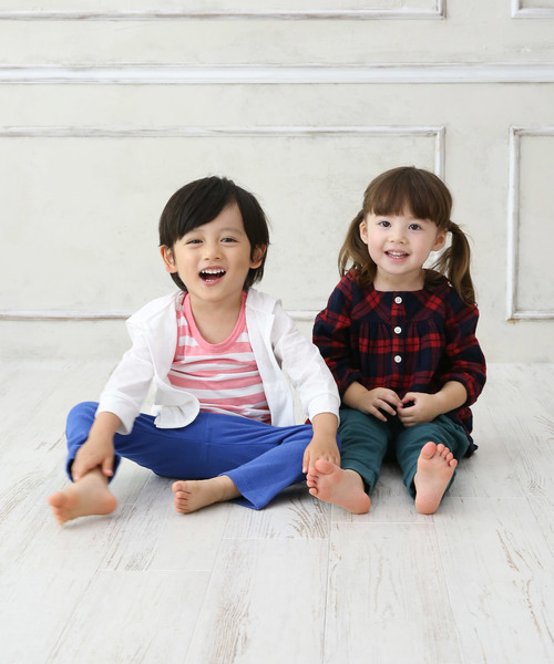 S&H（エスアンドエイチ）の「スリムフィット・ストレッチカーゴパンツ（その他パンツ・キッズ・チャコールグレー/ブラック/ダークグリーン/ネイビー/グレー/カーキ/ロイヤルブルー・90cm/130cm/140cm/150cm/160cm/80ｃｍ/95cm/100cm/120cm/110cm）」の11枚目の写真