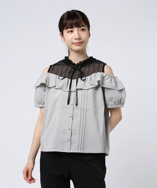 axes femme トップス ブラウス 6着 レディース まとめ売り レース襟リボン付ブラウス | レディース服・レディース