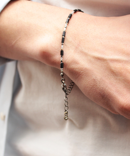 VIVIFY(ビビファイ)の「ブレスレット/ムーンストーン/誕生石(ブレスレット・メンズ・ダークブラウン・FREE)」の1枚目の写真