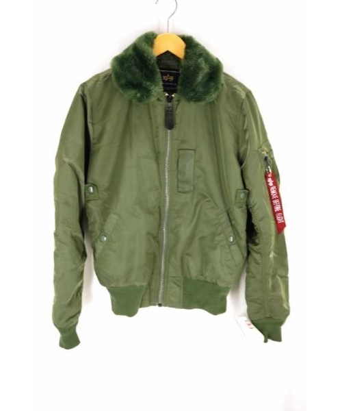 MA-1 b15 フライトジャケット　ファー付き ブランド古着】B-15フライトジャケット MA-1（MA-1）｜Alpha