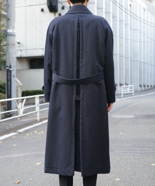 Milok(ミロック)の「MAXI TRENCH COAT(トレンチコート・メンズ・ネイビー・44/46)」の10枚目の写真