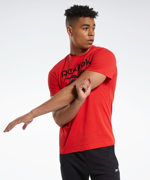 Reebok（リーボック）の「グラフィック シリーズ スタックト T