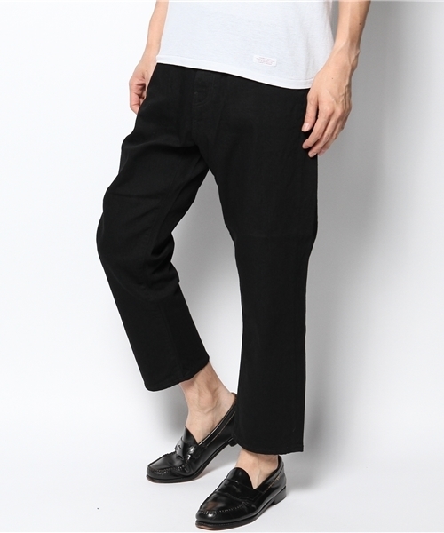 lideal（リデアル）の「lideal(リディアル)×Lui's ブラックサルエルデニムパンツ（デニムパンツ・メンズ・ブラック・30/32/28）」の10枚目の写真