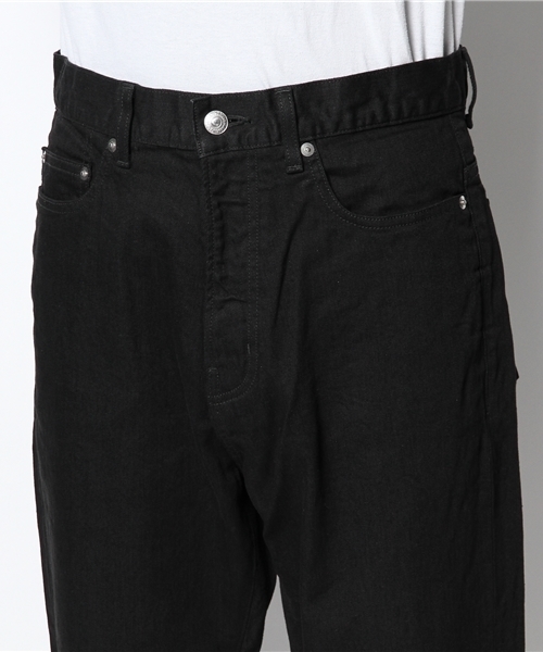 lideal（リデアル）の「lideal(リディアル)×Lui's ブラックサルエルデニムパンツ（デニムパンツ・メンズ・ブラック・30/32/28）」の4枚目の写真