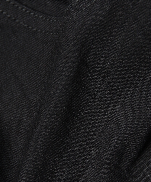 lideal（リデアル）の「lideal(リディアル)×Lui's ブラックサルエルデニムパンツ（デニムパンツ・メンズ・ブラック・30/32/28）」の9枚目の写真