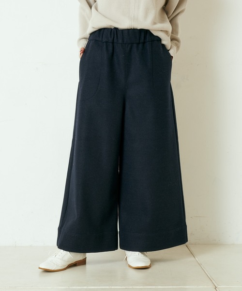 PUAL CE CIN（ピュアルセシン）の「ＷゴムワイドＰＴ（その他パンツ・レディース・ベージュ/カーキ/チャコールグレー/ネイビー・FREE）」の4枚目の写真