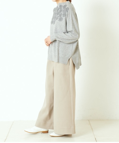 PUAL CE CIN（ピュアルセシン）の「ＷゴムワイドＰＴ（その他パンツ・レディース・ベージュ/カーキ/チャコールグレー/ネイビー・FREE）」の14枚目の写真