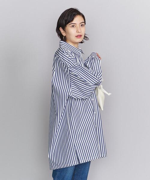 BEAUTY&YOUTH UNITED ARROWS(ビューティーアンドユースユナイテッドアローズ)の「BY∴ TRADITIONAL 100/2 コットンワイドシャツ ◆(シャツ/ブラウス・レディース・ホワイト/その他3/コバルトブルー/その他1・38/36)」の21枚目の写真