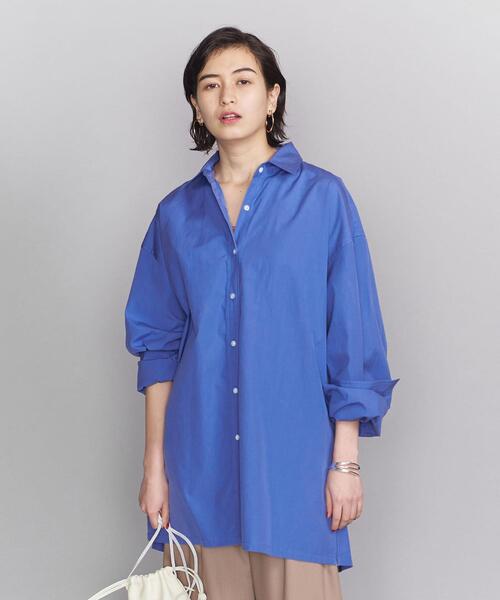 BEAUTY&YOUTH UNITED ARROWS(ビューティーアンドユースユナイテッドアローズ)の「BY∴ TRADITIONAL 100/2 コットンワイドシャツ ◆(シャツ/ブラウス・レディース・ホワイト/その他3/コバルトブルー/その他1・38/36)」の14枚目の写真
