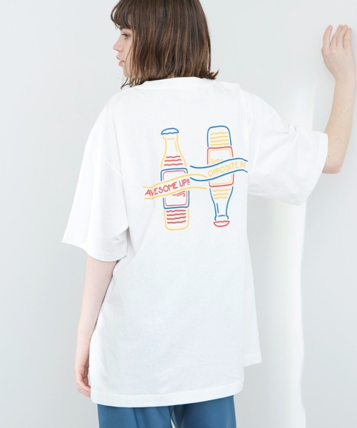 EMMA CLOTHES（エマクローズ）の「ART×EMMA CLOTHES別注 アート転写プリントビッグシルエット半袖カットソー バックプリント グラフィック カットソー（Tシャツ/カットソー・メンズ・ベージュ系その他/ブラック系その他2/グリーン系その他2/グリーン系その他/ブラック系その他3/グリーン系その他3/ホワイト系その他/ホワイト系その他2/ベージュ系その他2/ブラック系その他/ホワイト系その他3/ベージュ系その他3/ブラウン系その他/ブラウン系その他2/ブラウン系その他3/ブルー系その他2/ブルー系その他3/ブルー系その他/グリーン系その他6/グリーン系その他7/ベージュ系その他4/ベージュ系その他5/ブラック系その他4/ブラック系その他5/ブラック系その他6/ブラック系その他7/グリーン系その他5/ホワイト系その他7/ホワイト系その他5/ホワイト系その他6/ベージュ系その他6/ベージュ系その他7/グリーン系その他4/ブルー系その他5/ブルー系その他6/ブルー系その他7/その他9/その他/ホワイト系その他4/その他4/その他6/その他7/その他10/その他8/ブルー系その他4/その他2/その他3/その他5・M/L/S）」の4枚目の写真