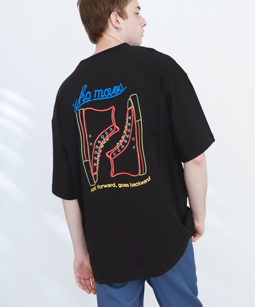 EMMA CLOTHES（エマクローズ）の「ART×EMMA CLOTHES別注 アート転写プリントビッグシルエット半袖カットソー バックプリント グラフィック カットソー（Tシャツ/カットソー・メンズ・ベージュ系その他/ブラック系その他2/グリーン系その他2/グリーン系その他/ブラック系その他3/グリーン系その他3/ホワイト系その他/ホワイト系その他2/ベージュ系その他2/ブラック系その他/ホワイト系その他3/ベージュ系その他3/ブラウン系その他/ブラウン系その他2/ブラウン系その他3/ブルー系その他2/ブルー系その他3/ブルー系その他/グリーン系その他6/グリーン系その他7/ベージュ系その他4/ベージュ系その他5/ブラック系その他4/ブラック系その他5/ブラック系その他6/ブラック系その他7/グリーン系その他5/ホワイト系その他7/ホワイト系その他5/ホワイト系その他6/ベージュ系その他6/ベージュ系その他7/グリーン系その他4/ブルー系その他5/ブルー系その他6/ブルー系その他7/その他9/その他/ホワイト系その他4/その他4/その他6/その他7/その他10/その他8/ブルー系その他4/その他2/その他3/その他5・M/L/S）」の12枚目の写真