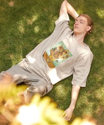 EMMA CLOTHES | ART×EMMA CLOTHES別注 アート転写プリントビックシルエット半袖カットソー グラフィック カットソー(Tシャツ/カットソー)