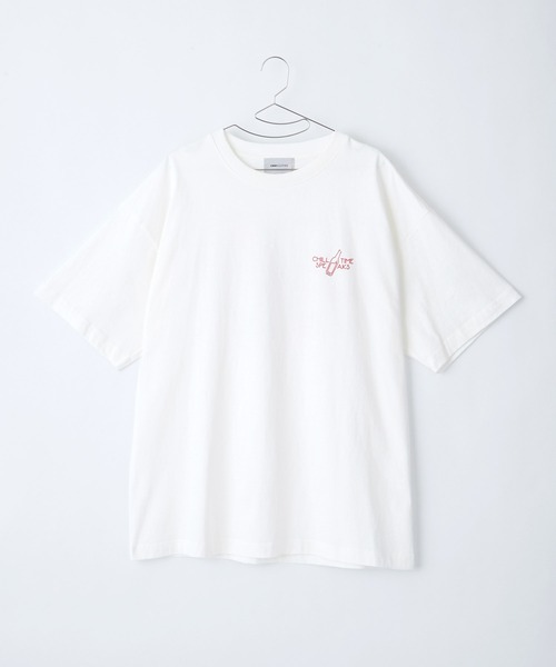 ART×EMMA CLOTHES別注 アート転写プリントビッグシルエット半袖