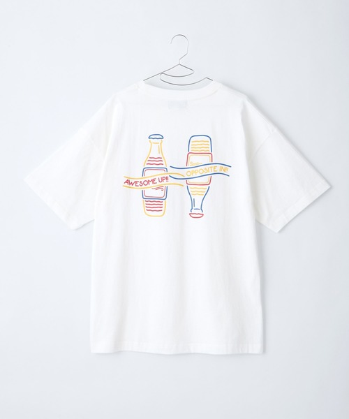 Clothes別注 Emma トップス Art Emma Emma カットソー Tシャツ カットソー アート転写プリントビックシルエット半袖カットソー Clothes エマクローズ のファッション グラフィック セール グラフィック バックプリント