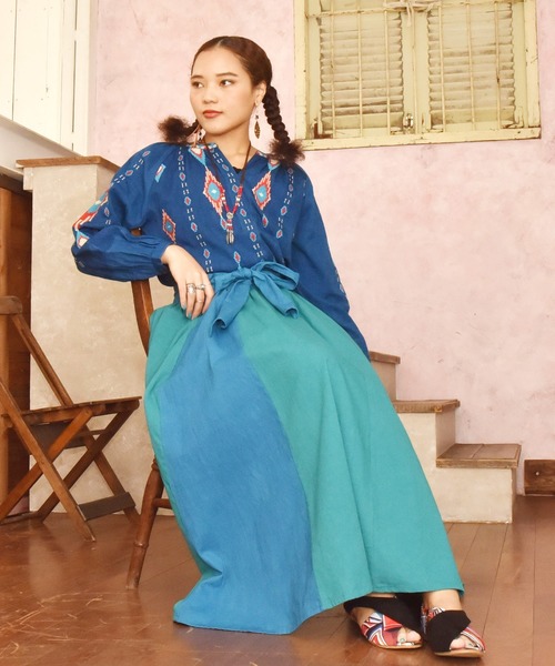 チャイハネ（チャイハネ）の「【チャイハネ】レトロモダンオープントゥパンプス（パンプス・レディース・ブラック/ベージュ/ブラウン/カーキ・MEDIUM/LARGE）」の15枚目の写真