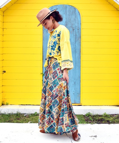 チャイハネ（チャイハネ）の「【チャイハネ】レトロモダンオープントゥパンプス（パンプス・レディース・ブラック/ベージュ/ブラウン/カーキ・MEDIUM/LARGE）」の19枚目の写真