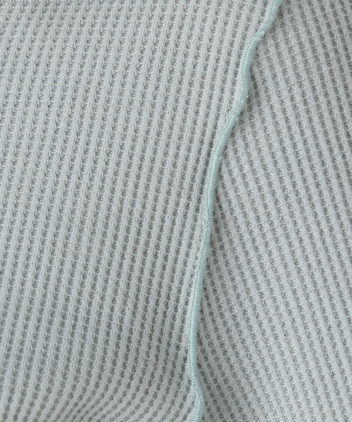 archives（アルシーヴ）の「【setupにも】アウトメローワッフルロンTEE（Tシャツ/カットソー・レディース・オフホワイト/ブラウン/グリーン・MEDIUM）」の21枚目の写真