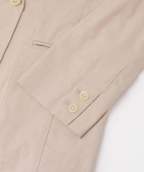 URBAN RESEARCH DOORS（アーバンリサーチドアーズ）の「コットンリネンストレッチWジャケット（その他アウター・レディース・ライトベージュ/チャコールグレー・ONE）」の12枚目の写真