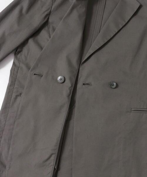 URBAN RESEARCH DOORS（アーバンリサーチドアーズ）の「コットンリネンストレッチWジャケット（その他アウター・レディース・ライトベージュ/チャコールグレー・ONE）」の18枚目の写真