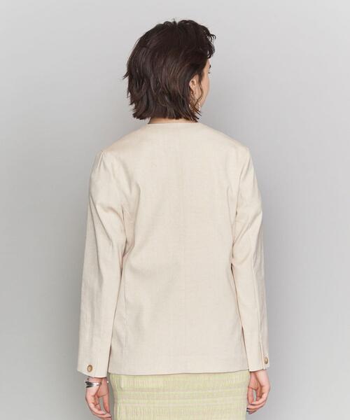 極美品 UNITED ARROWS カラーレス ジャケット ウォッシャブル 3L 極美品 UNITED ARROWS カラーレス ジャケット ウォッシャブル 3L