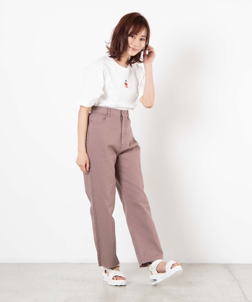 WEGO（ウィゴー）の「WEGO/チェリーワンポイントTシャツ（Tシャツ/カットソー・レディース・ブラック/ホワイト・LARGE/SMALL/MEDIUM）」の13枚目の写真