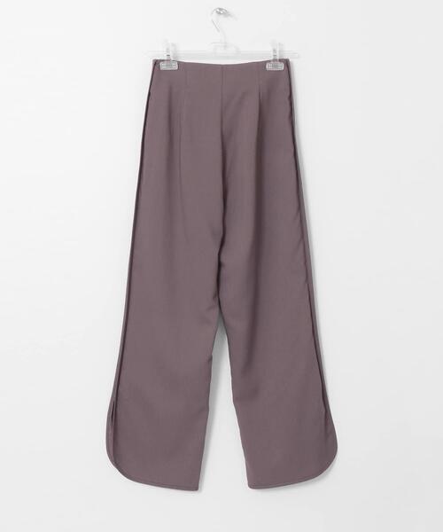 LAATO（ラート）の「PIPING SLIT PANTS（その他パンツ・レディース・グレー/オフホワイト/ストライプ・38/36）」の7枚目の写真