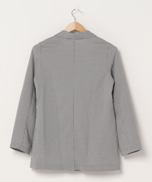 【セール】先染めチェックワイドブレストジャケット（テーラードジャケット）｜Culture Medium（カルチャーミディアム）