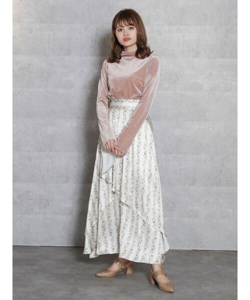 dazzlin（ダズリン）の「オリエンタルアートスカート（スカート・レディース・アイボリー/ブラック/ブルー・FREE）」の16枚目の写真