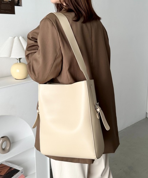 セール】【A4サイズ対応】太ベルトワンハンドル ポーチ付きバケツ