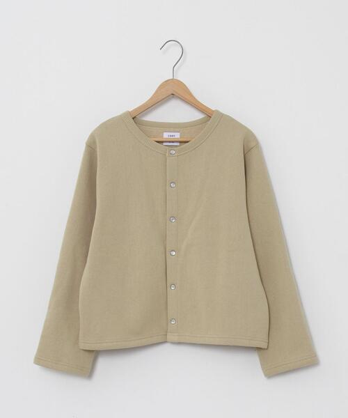 coen（コーエン）の「USAコットン裏起毛スウェットカーディガン#（カーディガン/ボレロ・レディース・コバルトブルー/ベージュ/グレー/ブラック・FREE）」の14枚目の写真