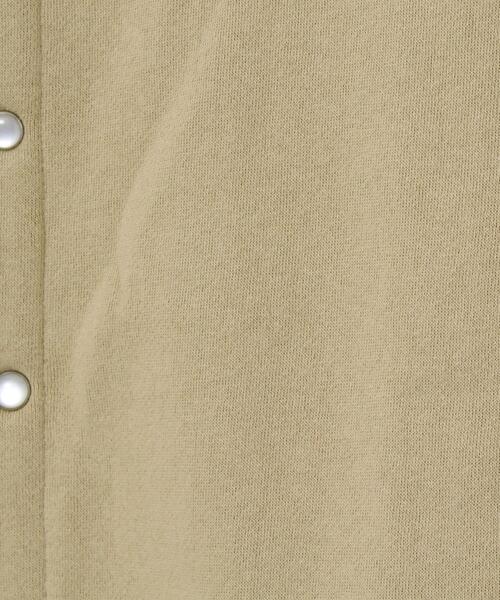 coen（コーエン）の「USAコットン裏起毛スウェットカーディガン#（カーディガン/ボレロ・レディース・コバルトブルー/ベージュ/グレー/ブラック・FREE）」の15枚目の写真