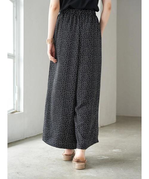 AMERICAN HOLIC(アメリカンホリック)の「センタータックリラックスワイドパンツ1 *(その他パンツ・レディース・ドット/ブラック/その他14・M/L)」の15枚目の写真