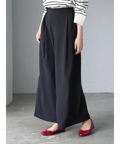 AMERICAN HOLIC(アメリカンホリック)の「センタータックリラックスワイドパンツ1 *(その他パンツ・レディース・ドット/ブラック/その他14・M/L)」の20枚目の写真