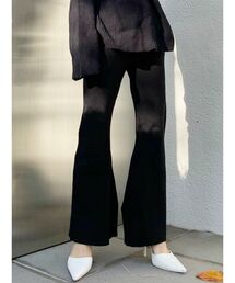 GYDA | 【WEB限定】H/Wリブニットワイドパンツ(その他パンツ)