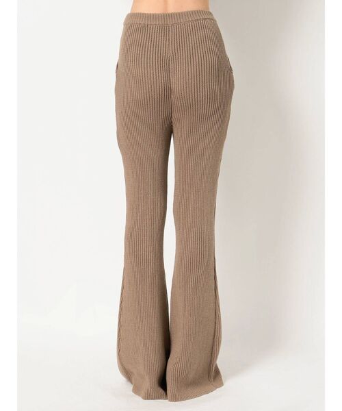 GYDA（ジェイダ）の「【WEB限定】H/Wリブニットワイドパンツ（その他パンツ・レディース・ブラック/ベージュ/アイボリー・FREE）」の17枚目の写真