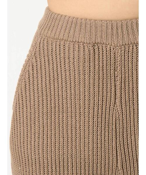 GYDA（ジェイダ）の「【WEB限定】H/Wリブニットワイドパンツ（その他パンツ・レディース・ブラック/ベージュ/アイボリー・FREE）」の18枚目の写真