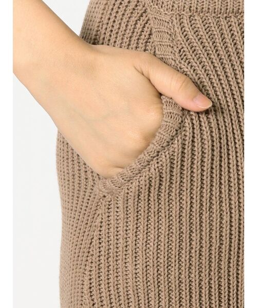 GYDA（ジェイダ）の「【WEB限定】H/Wリブニットワイドパンツ（その他パンツ・レディース・ブラック/ベージュ/アイボリー・FREE）」の20枚目の写真