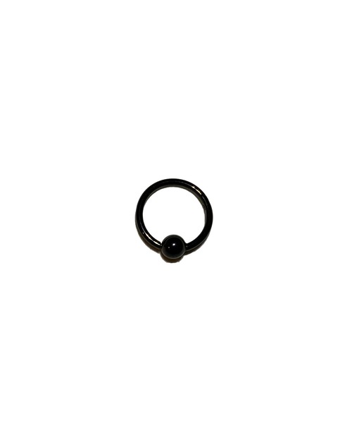 MORPH(モルフ)の「MORPH モルフ CBR クリッカー ボディーピアス 16ゲージ 6mm~10mm(ピアス(片耳用)・メンズ・ブラック・6/8/10)」の1枚目の写真