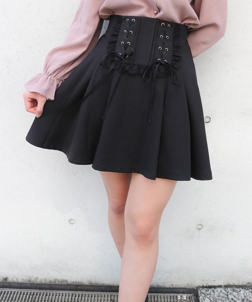 ROJITA（ロジータ）の「レースアップリボンスカート（スカート）」 - WEAR