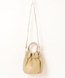 ROPE' PICNIC | ツイストハンドルシャーリングラウンドトート＆ショルダーバッグ(ショルダーバッグ)