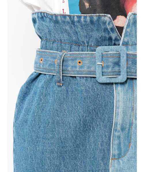 jouetie（ジュエティ）の「ハイウエストハイブリッドスカート（デニムスカート・レディース・アイボリー/ブラック/ライトブルー・MEDIUM）」の15枚目の写真