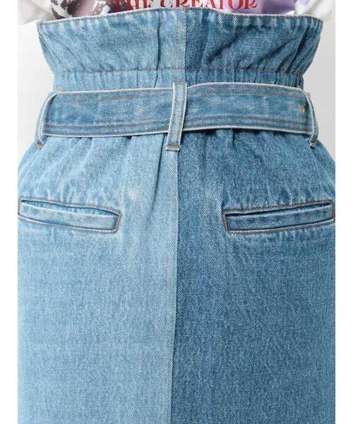 jouetie（ジュエティ）の「ハイウエストハイブリッドスカート（デニムスカート・レディース・アイボリー/ブラック/ライトブルー・MEDIUM）」の16枚目の写真