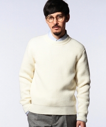 UNITED ARROWS | UAB ウールモヘアシルク　ミドルゲージ　クルーネック(ニット/セーター)