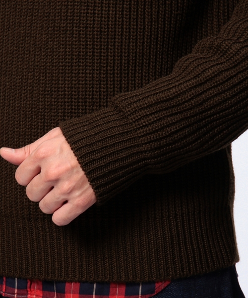 UNITED ARROWS(ユナイテッドアローズ)の「UAB ウールモヘアシルク ミドルゲージ クルーネック◆(ニット/セーター・メンズ・ネイビー/ホワイト/オリーブ/ロイヤルブルー・X-LARGE/SMALL/LARGE/MEDIUM/X-SMALL)」の9枚目の写真