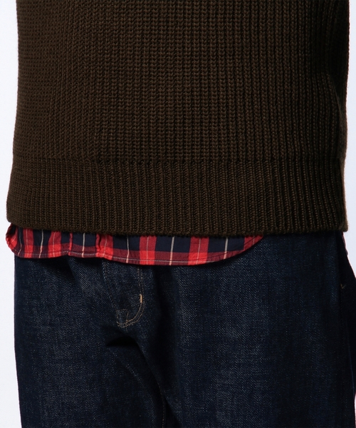 UNITED ARROWS(ユナイテッドアローズ)の「UAB ウールモヘアシルク ミドルゲージ クルーネック◆(ニット/セーター・メンズ・ネイビー/ホワイト/オリーブ/ロイヤルブルー・X-LARGE/SMALL/LARGE/MEDIUM/X-SMALL)」の10枚目の写真