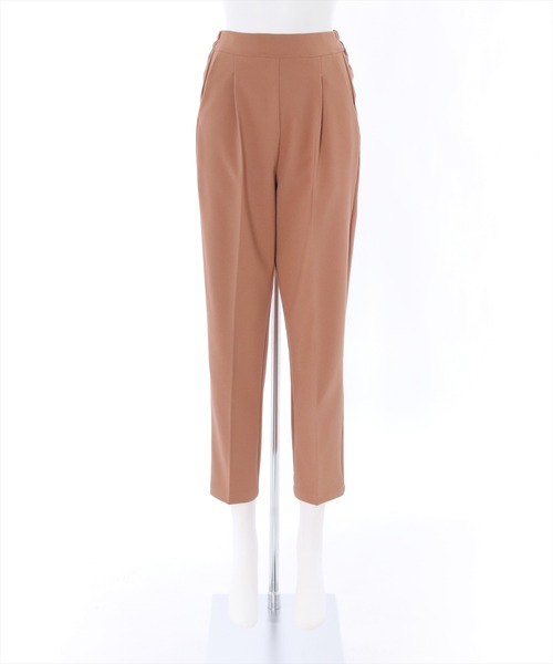 【WEB限定】ストレッチセンタープレステーパードパンツ/スラックス