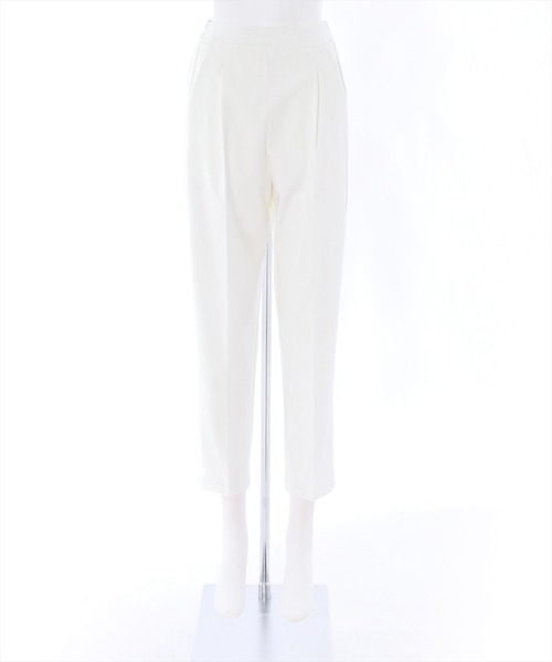 【WEB限定】ストレッチセンタープレステーパードパンツ/スラックス