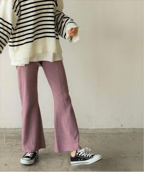 Auntie Rosa Holiday（アンティローザホリデー）の「ダメージパネルボーダーニット（ニット/セーター・レディース・ブラック/グレー/ホワイト・FREE）」の8枚目の写真