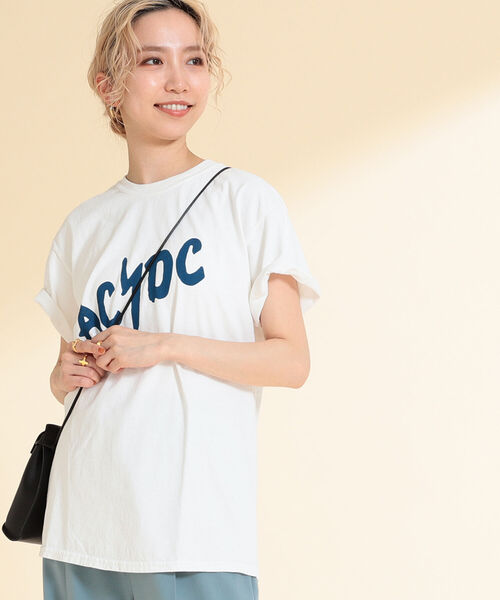 Ray BEAMS（レイビームス）の「GOOD ROCK SPEED / AC/DC 08-09 Tシャツ（Tシャツ/カットソー・レディース・ホワイト・ONE SIZE）」の3枚目の写真